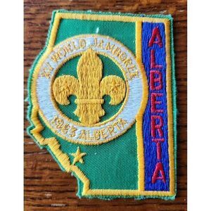 1983 World Scout Jamboree Alberta Canada Contingent Patch‎
